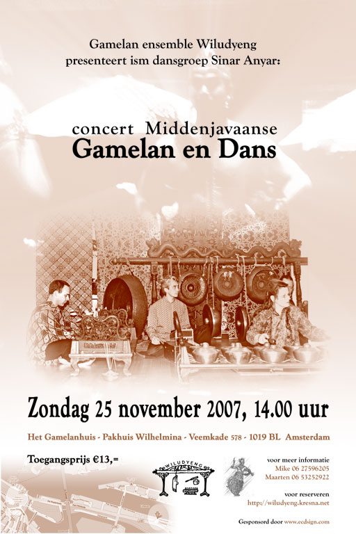 2e editie Concert Gamelan en Dans