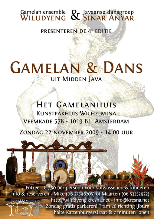 4e editie Concert Gamelan en Dans